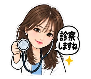 医師のスタンプ(ゆうこ)