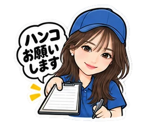 配送・ドライバーのスタンプ(ゆうこ)