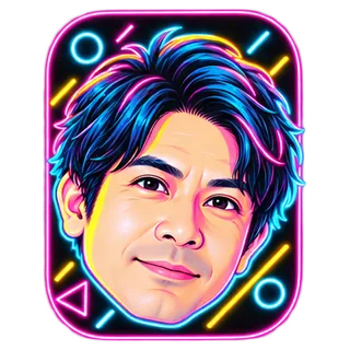 画風「ネオンポップ」の見本